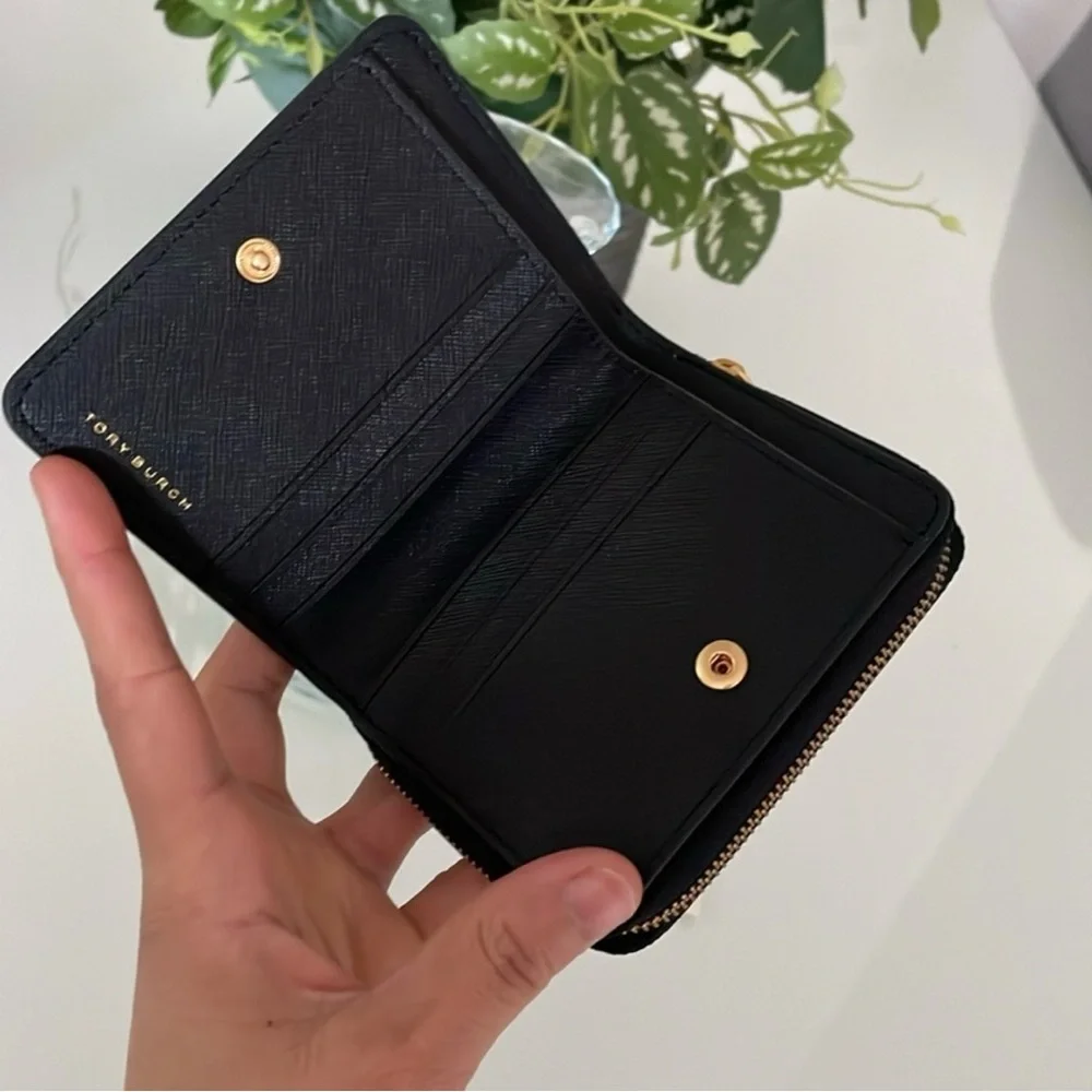 NWT authentic tory burch black tote bag , crossbody & matching wallet - Picture 8 of 14